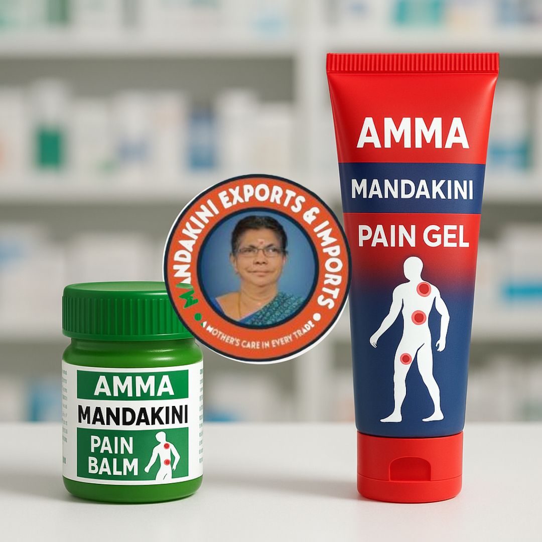 Natural Pain Balms & Gels for Muscle and Joint Relief by Amma Mandakini™