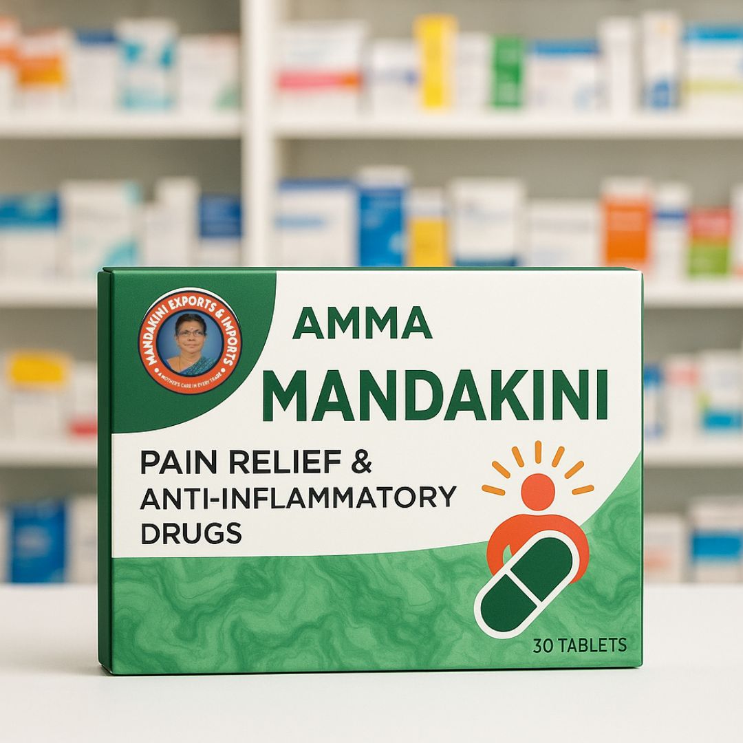 Trusted Exporter of Pain Relief & Anti-Inflammatory Medicines – Amma Mandakini™