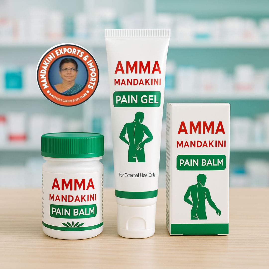 Natural Pain Relief with Ammamandakini™ Balms & Gels – Ayurvedic Wellness That Works