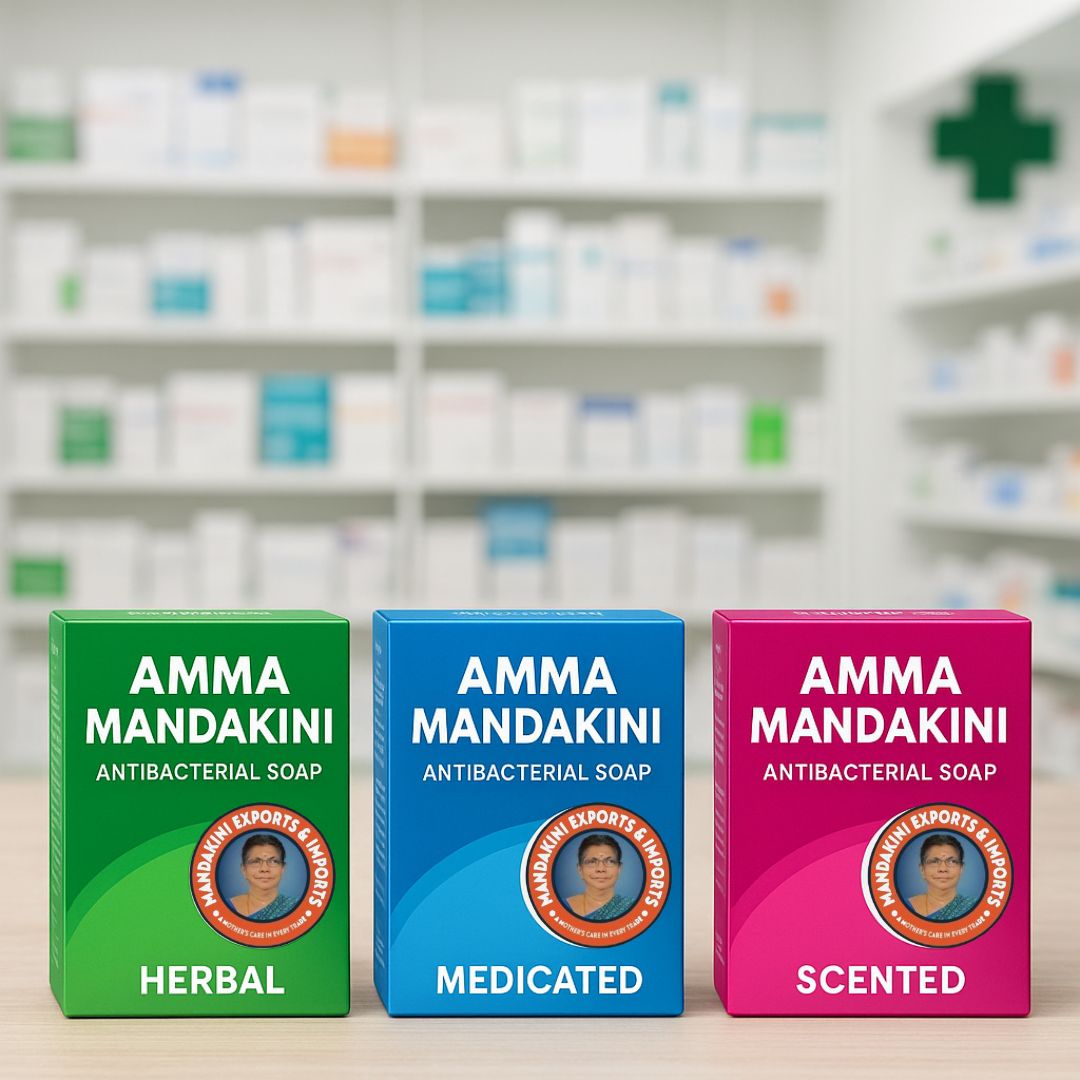 Amma Mandakini™ Antibacterial Soaps – Your Daily Hygiene Essential