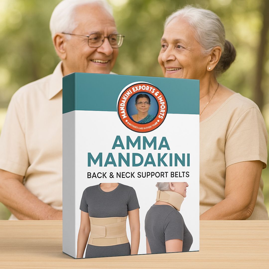 Ergonomic Back & Neck Support Belts for Seniors – Amma Mandakini™