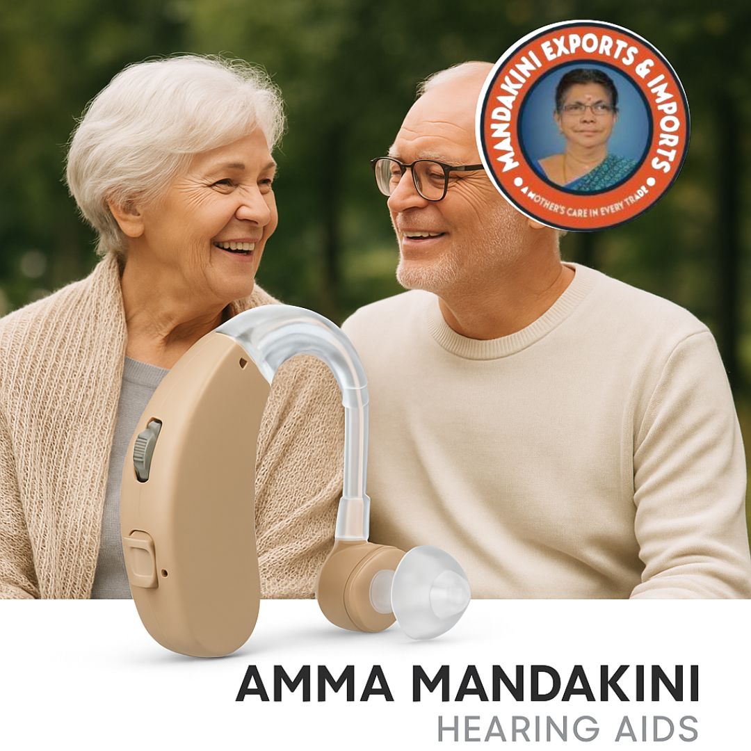Rediscover Crystal Clear Sound with Amma Mandakini™ Hearing Aids