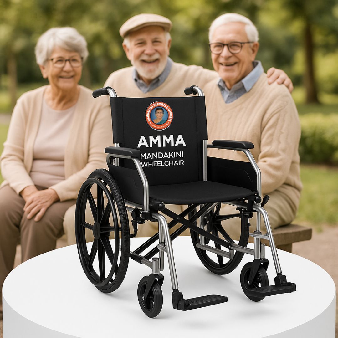 Premium Senior Wheelchairs by Amma Mandakini™ – Lightweight & Foldable Mobility Care