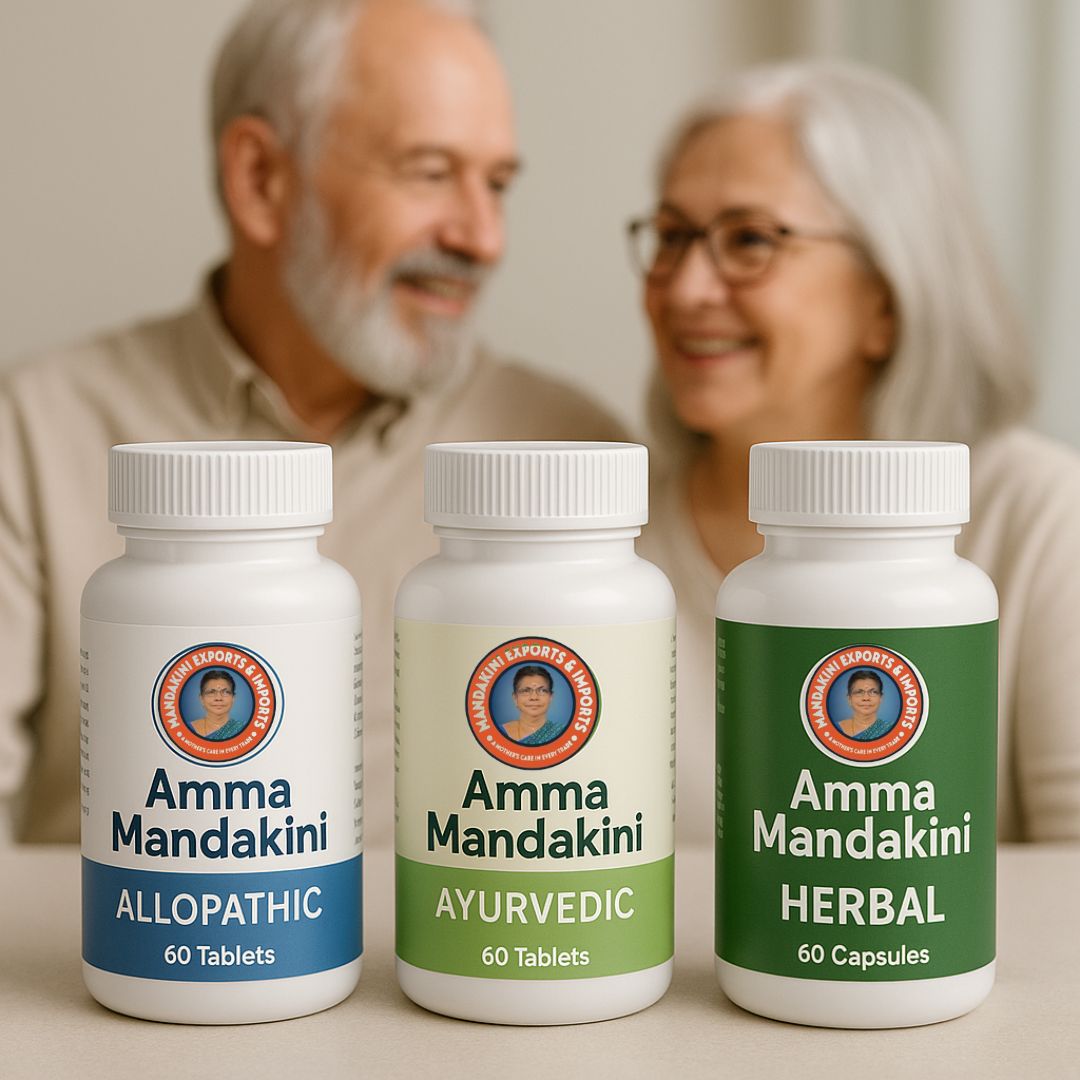 Boost Bone Strength & Joint Flexibility with Amma Mandakini™ Senior Tablets & Capsules