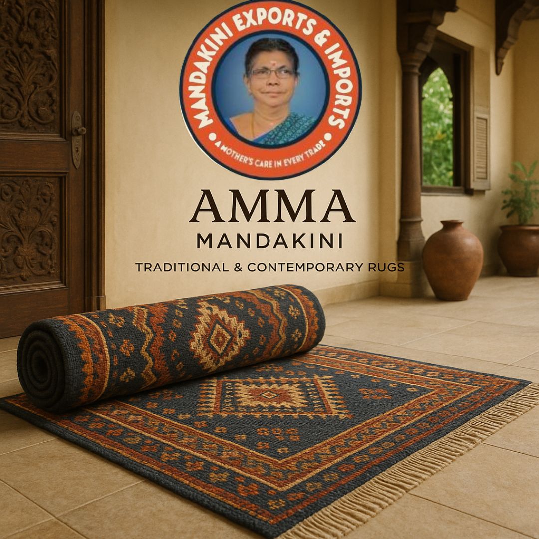 Explore Traditional & Contemporary Handcrafted Rugs by Amma Mandakini™