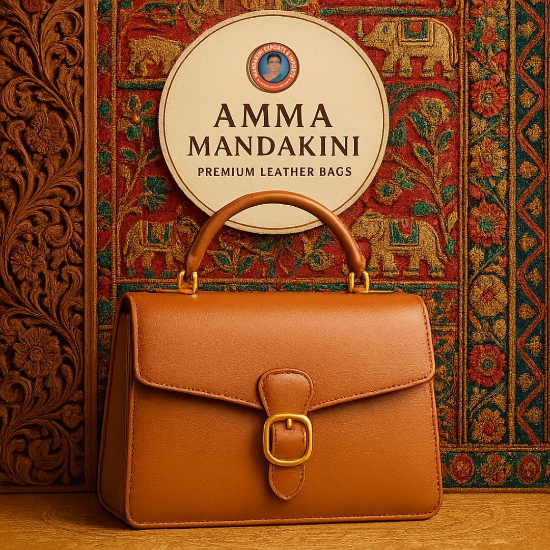 Amma Mandakini™ Leather Bags – Timeless Fashion, Handcrafted to Perfection