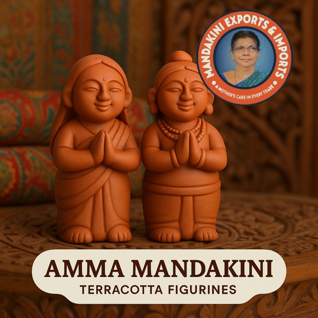 Celebrate Indian Craftsmanship with Amma Mandakini™ Terracotta Figurines