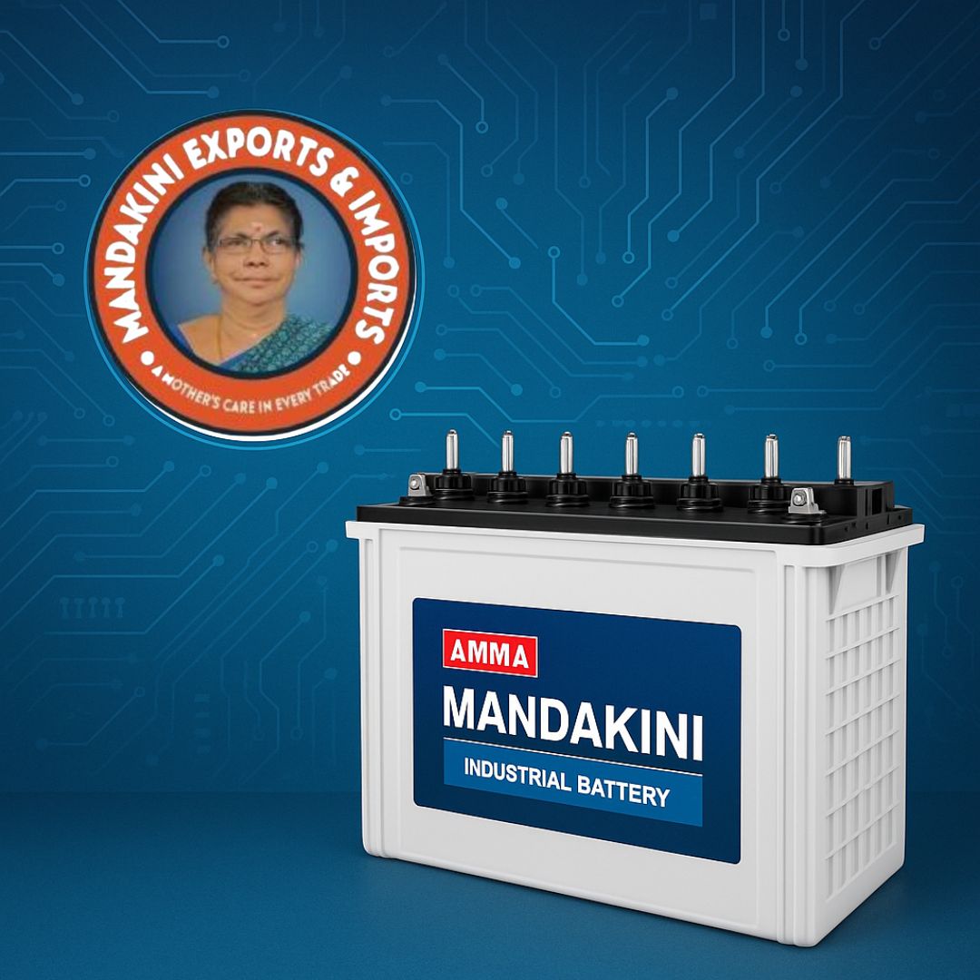 Power Your Industry with Industrial Batteries – Export by Amma Mandakini™