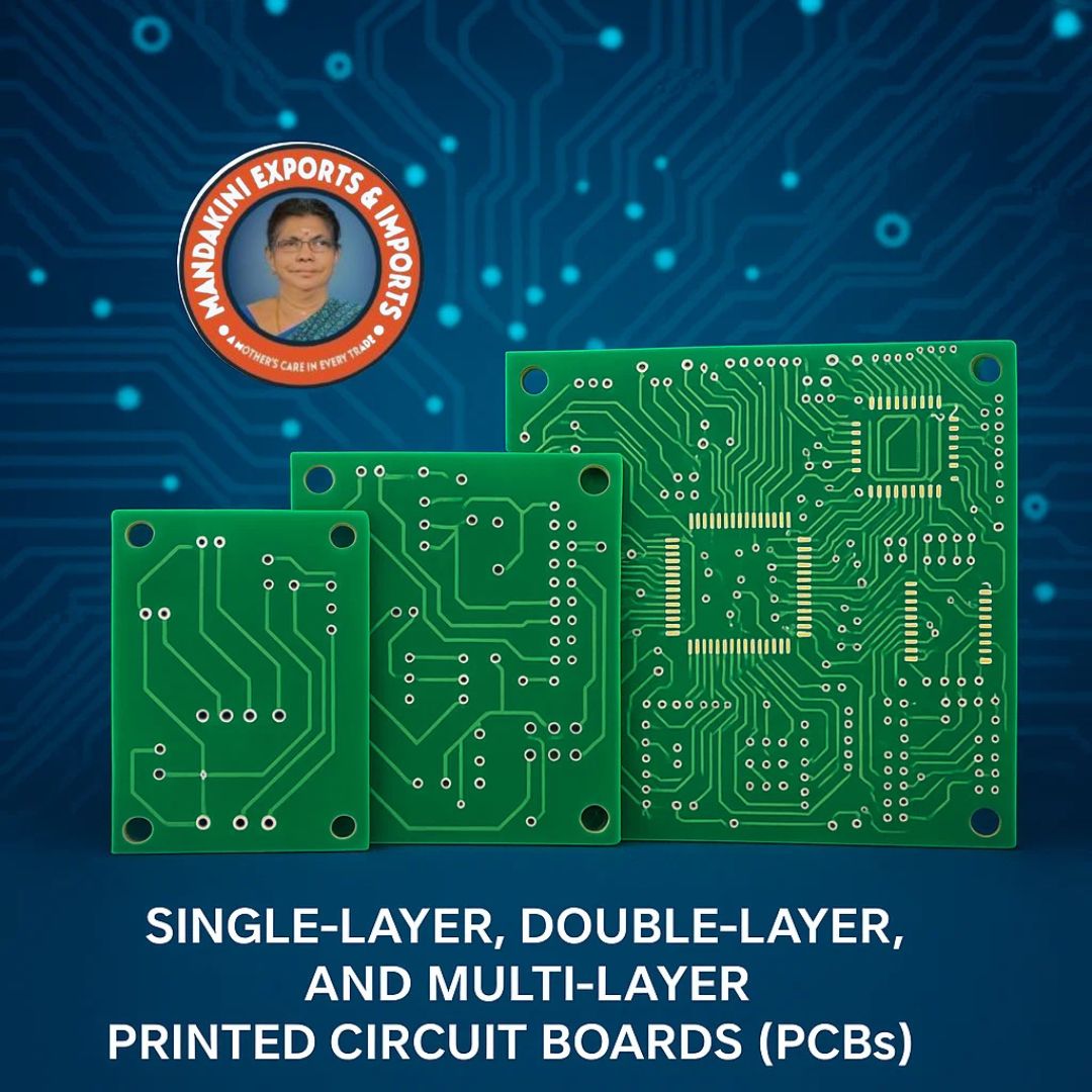 High-Performance PCBs from Amma Mandakini™ Exports – Single, Double, Multi-Layer