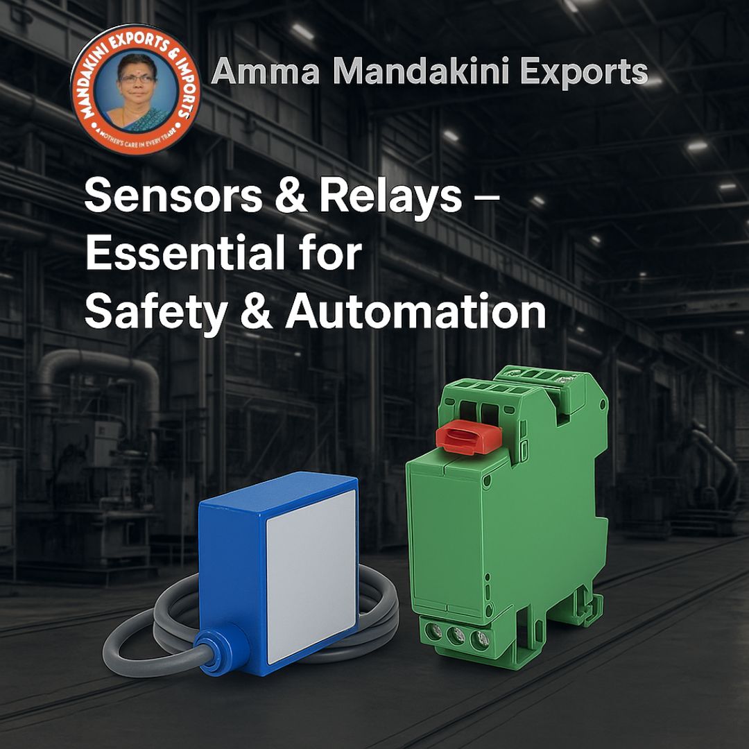 Upgrade Your Industrial Systems with High-Quality Sensors and Relays – Amma Mandakini™ Exports