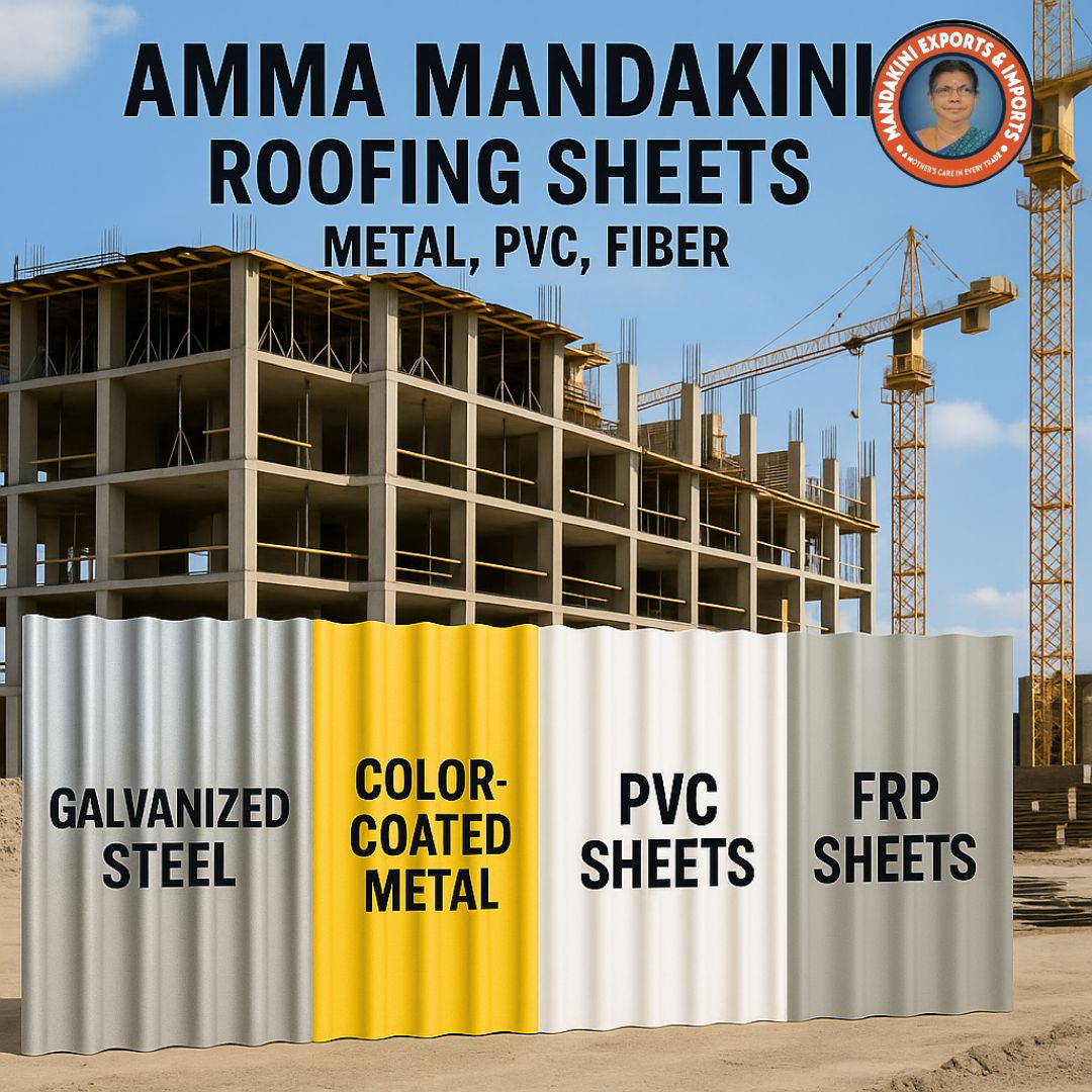 Amma Mandakini™ Exports Roofing Sheets – The Ultimate Solution for Your Construction Needs