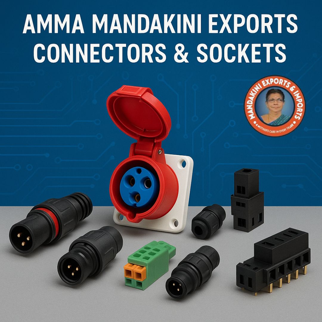 Premium Industrial Connectors & Sockets Export by Amma Mandakini™