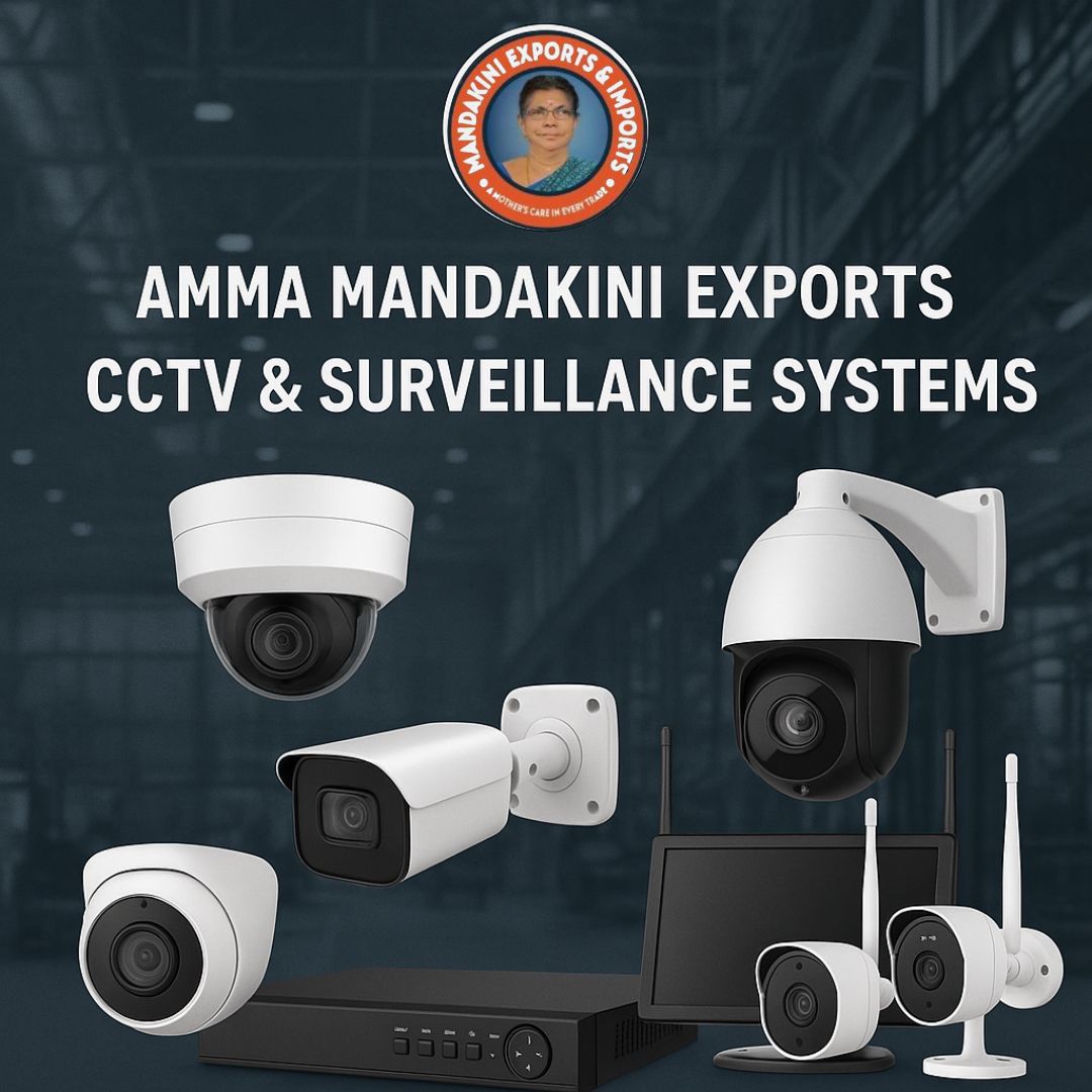 Amma Mandakini™ Exports CCTV & Surveillance Systems – Secure Your Business Worldwide