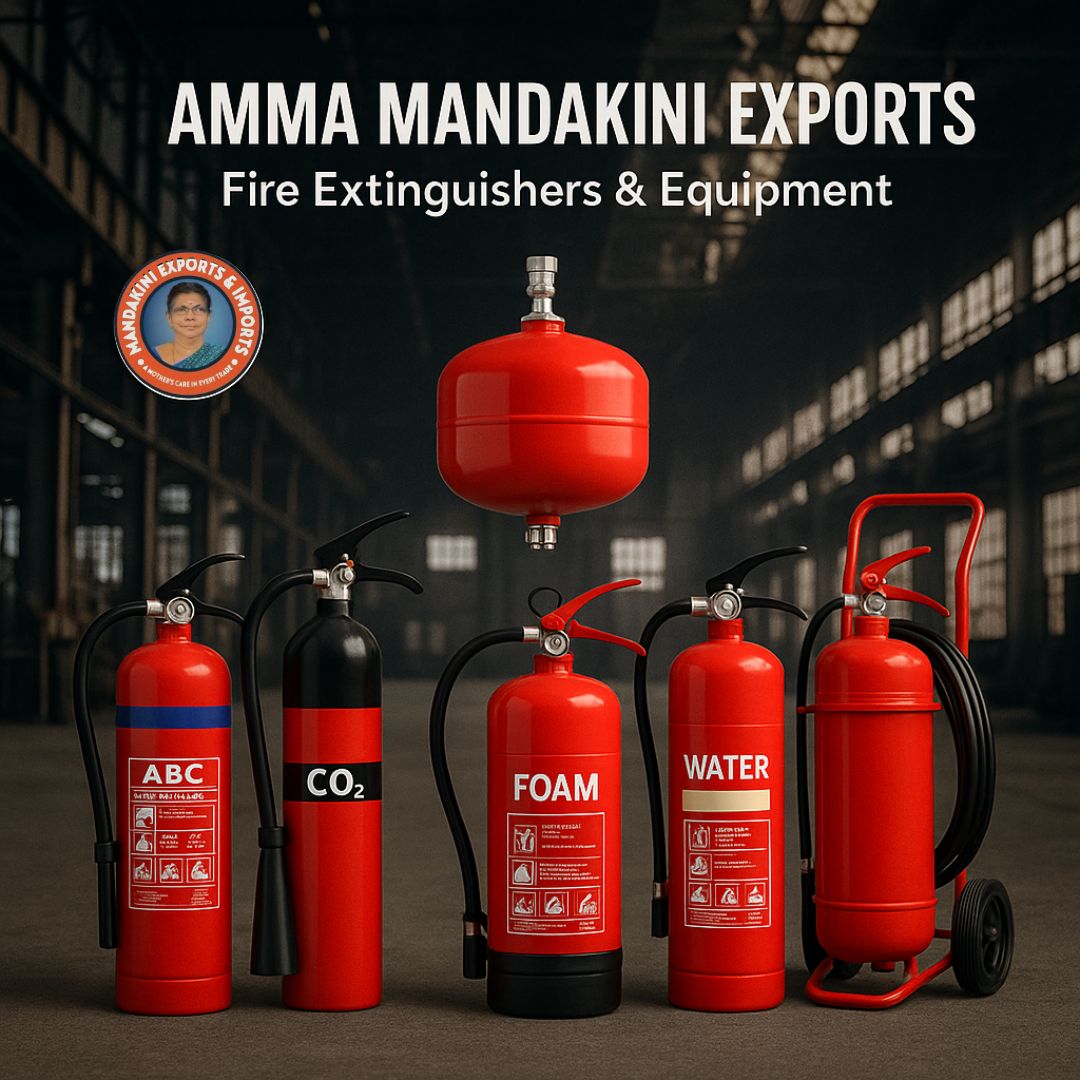 Premium Industrial Fire Extinguishers & Equipment for Global – Export By Amma Mandakini™
