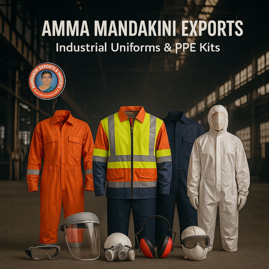 Top Manufacturer of Industrial Safety Uniforms & PPE – Amma Mandakini™ Export