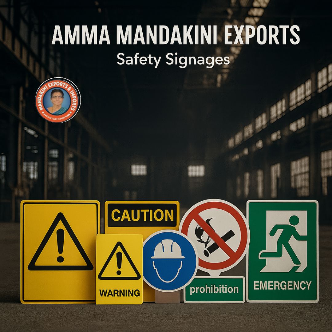 Export-Ready Safety Signage Solutions by Amma Mandakini™