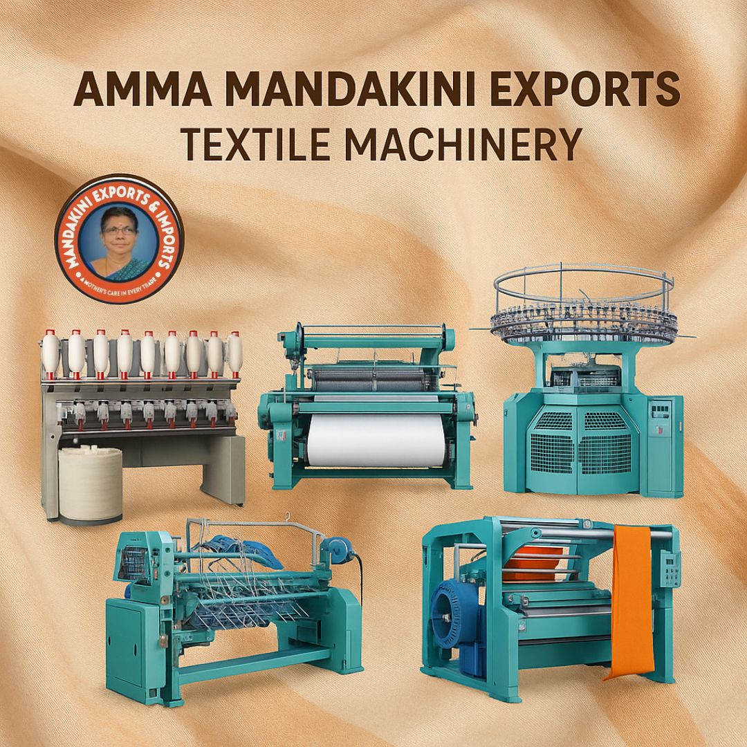 Textile Machinery for Global Export by Amma Mandakini™