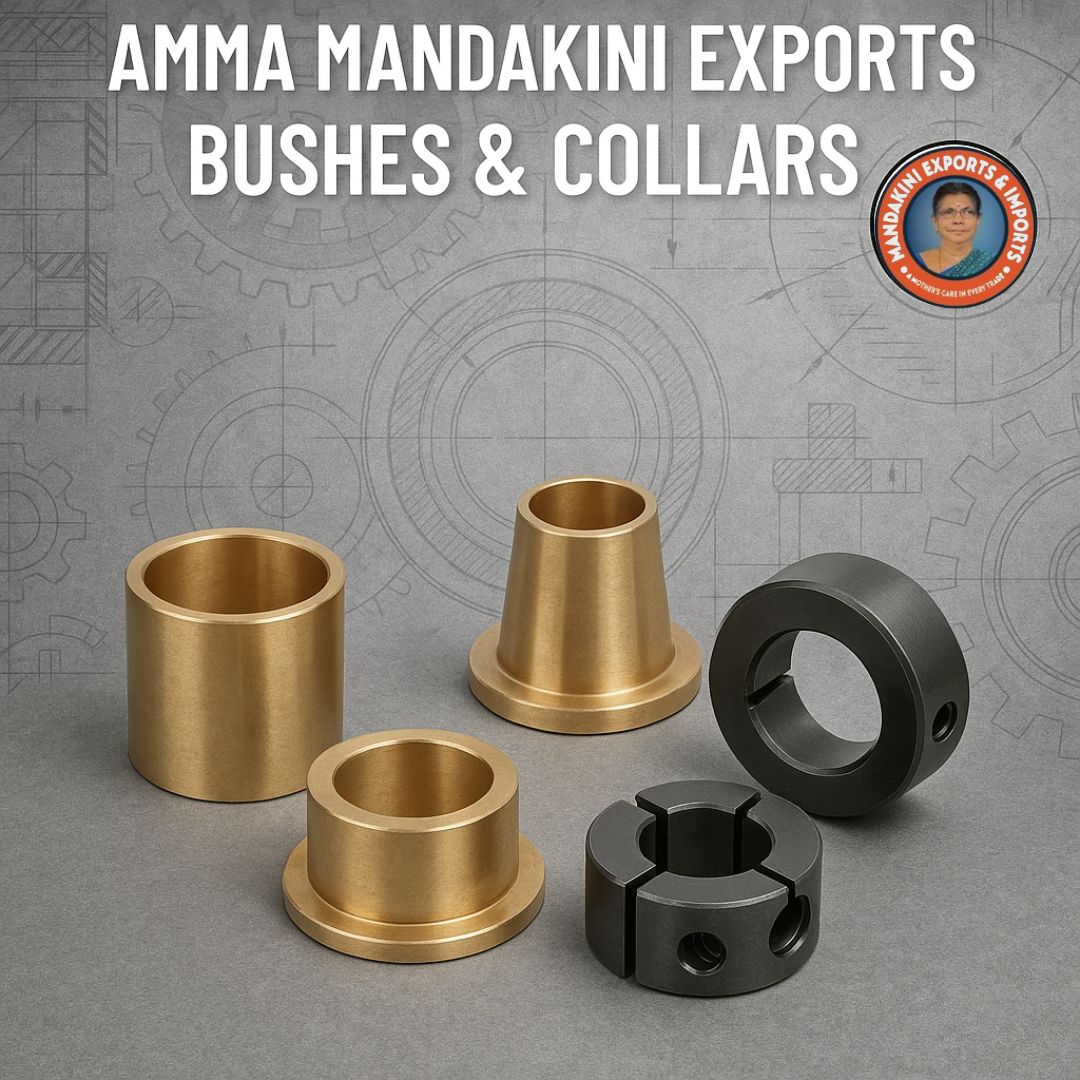 Amma Mandakini™ Exports: Certified Bushes & Collars for Global Supply