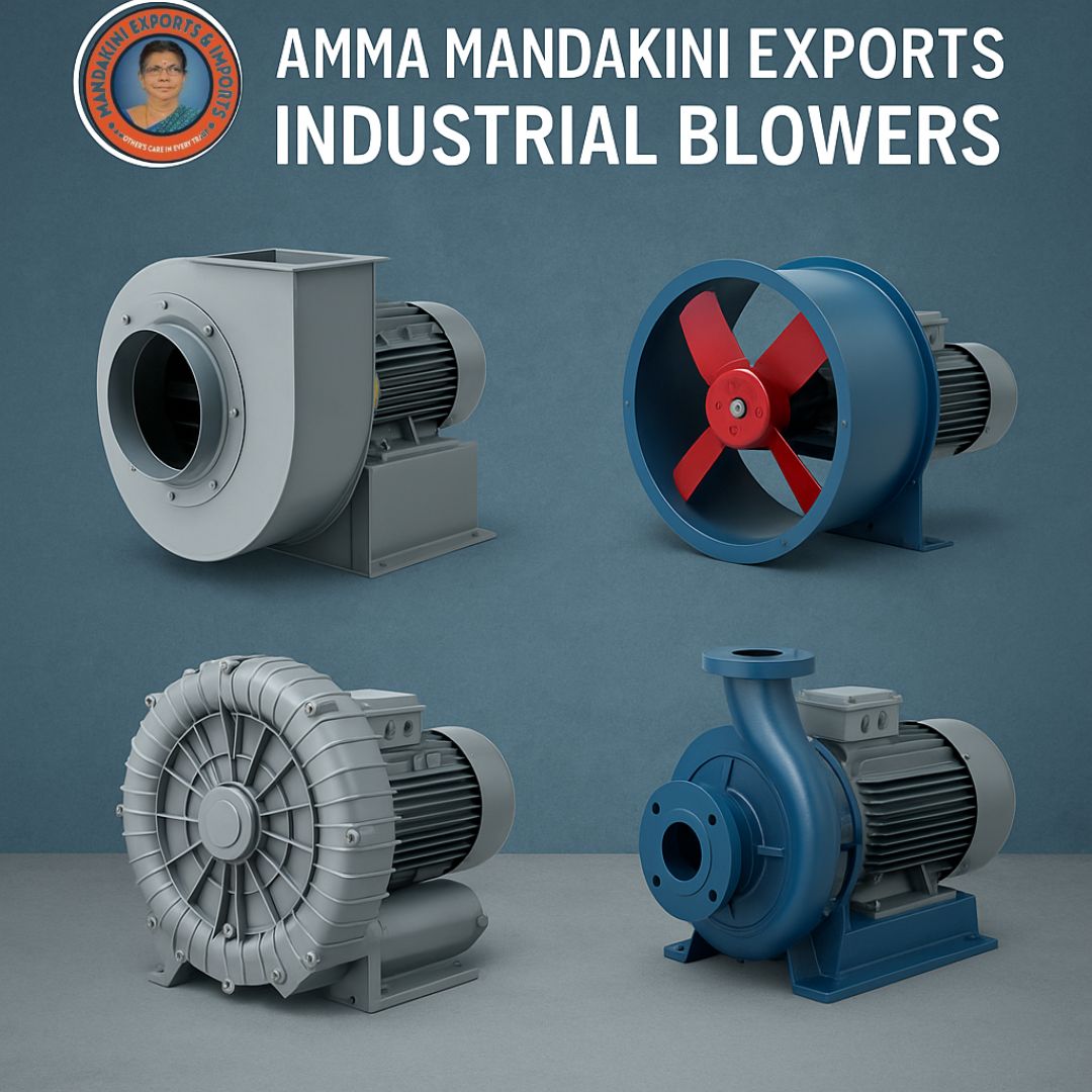 Amma Mandakini™ Exports Industrial Blowers – High-Performance Airflow Solutions