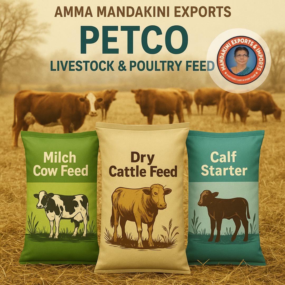 Premium Cattle Feed for Dairy & Livestock – Petco™ by Amma Mandakini Exports