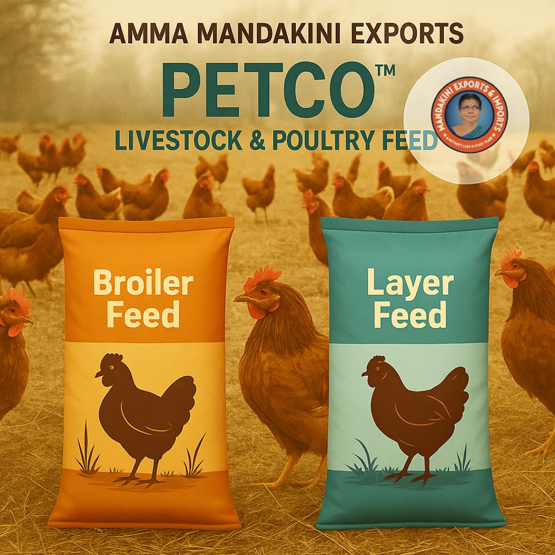 Premium Poultry Feed for Broilers & Layers – Petco™ by Amma Mandakini Exports