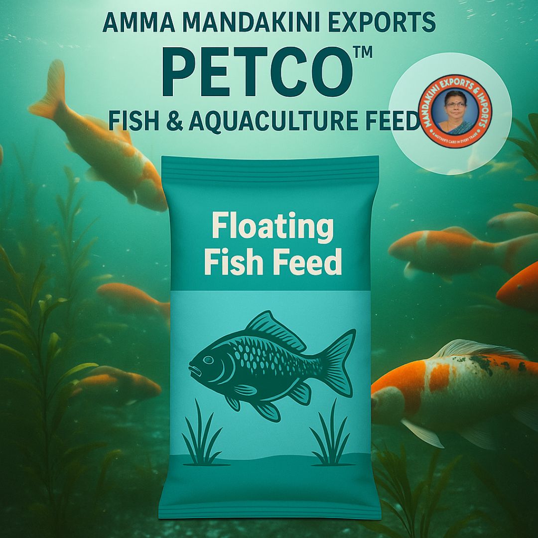 Amma Mandakini Exports Presents Petco™ – Trusted Floating Fish Feed for Smart Farmers