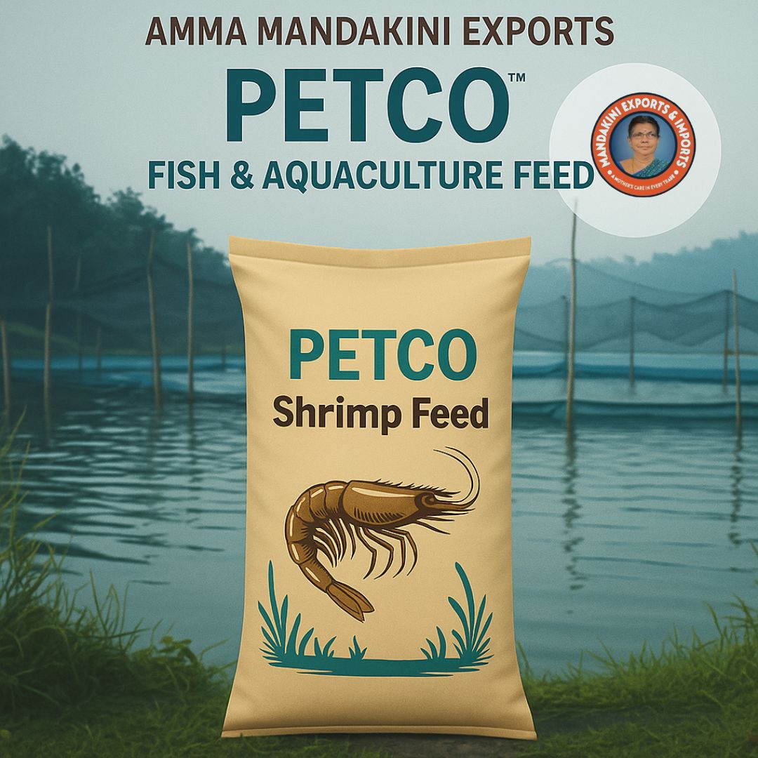 Global Shrimp Feed Supplier – Amma Mandakini Exports – Trusted & Tested