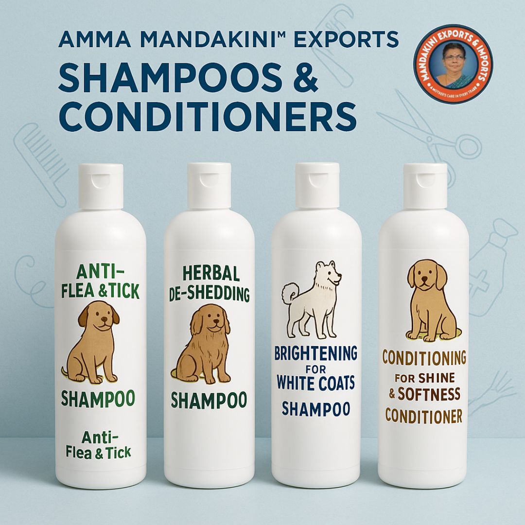 Amma Mandakini™ Exports Herbal Pet Shampoos & Conditioners
