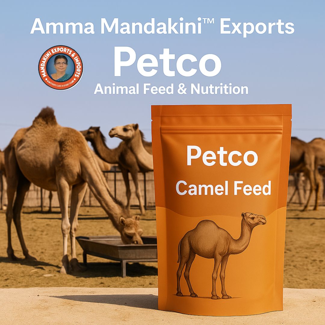 Top Camel Feed Exporter from India – Petco™ by Amma Mandakini™ Exports