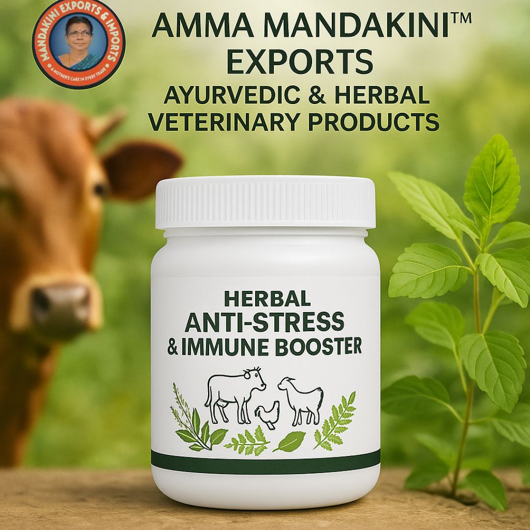Herbal Anti-Stress & Immune Boosters for Livestock – Amma Mandakini™ Exports