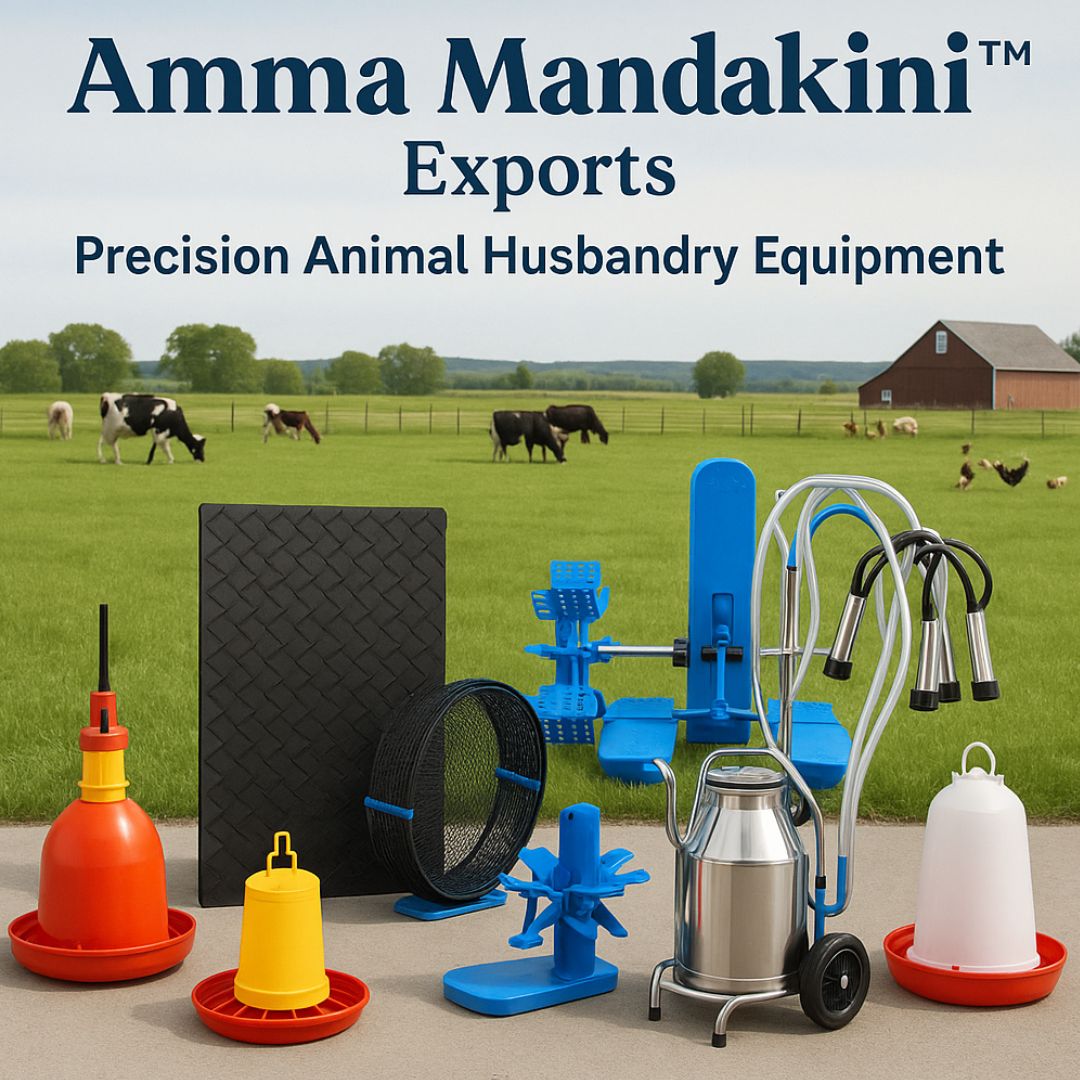 Export-Ready Animal Husbandry Tools from India – Amma Mandakini™ Exports