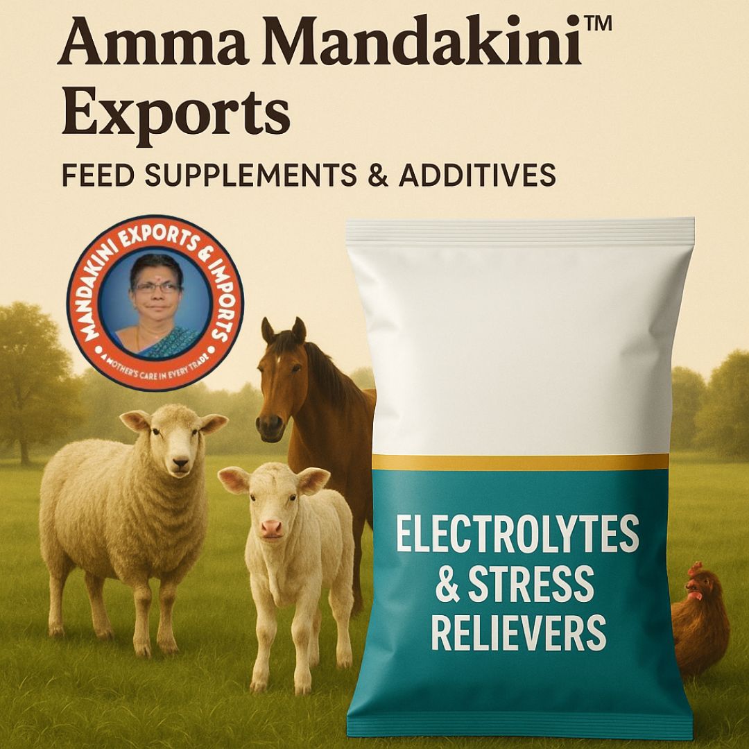 Amma Mandakini™ Exports Electrolytes & Stress Relievers – Fast Recovery, Balanced Hydration