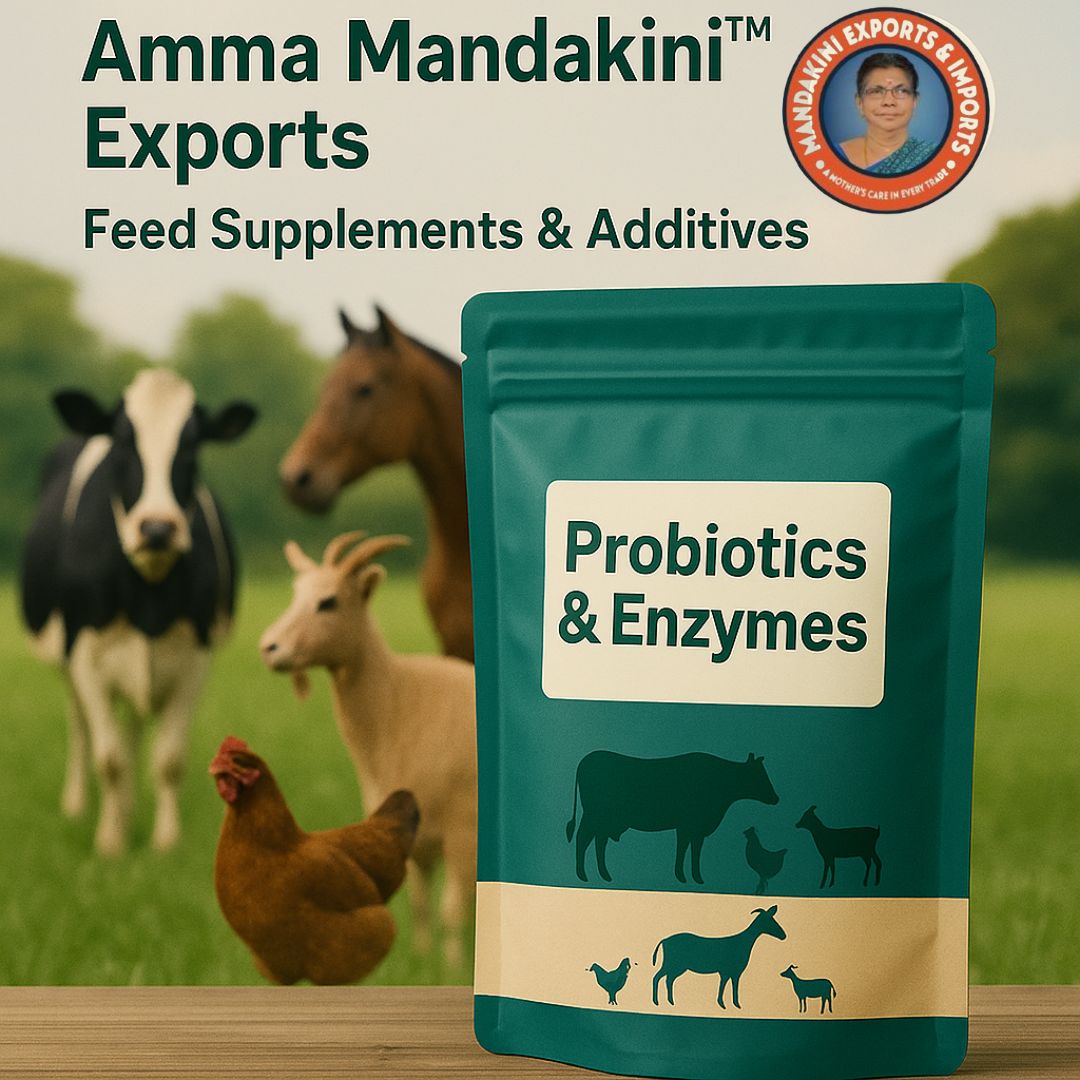 Vet-Approved Probiotics & Enzymes by Amma Mandakini™ Exports