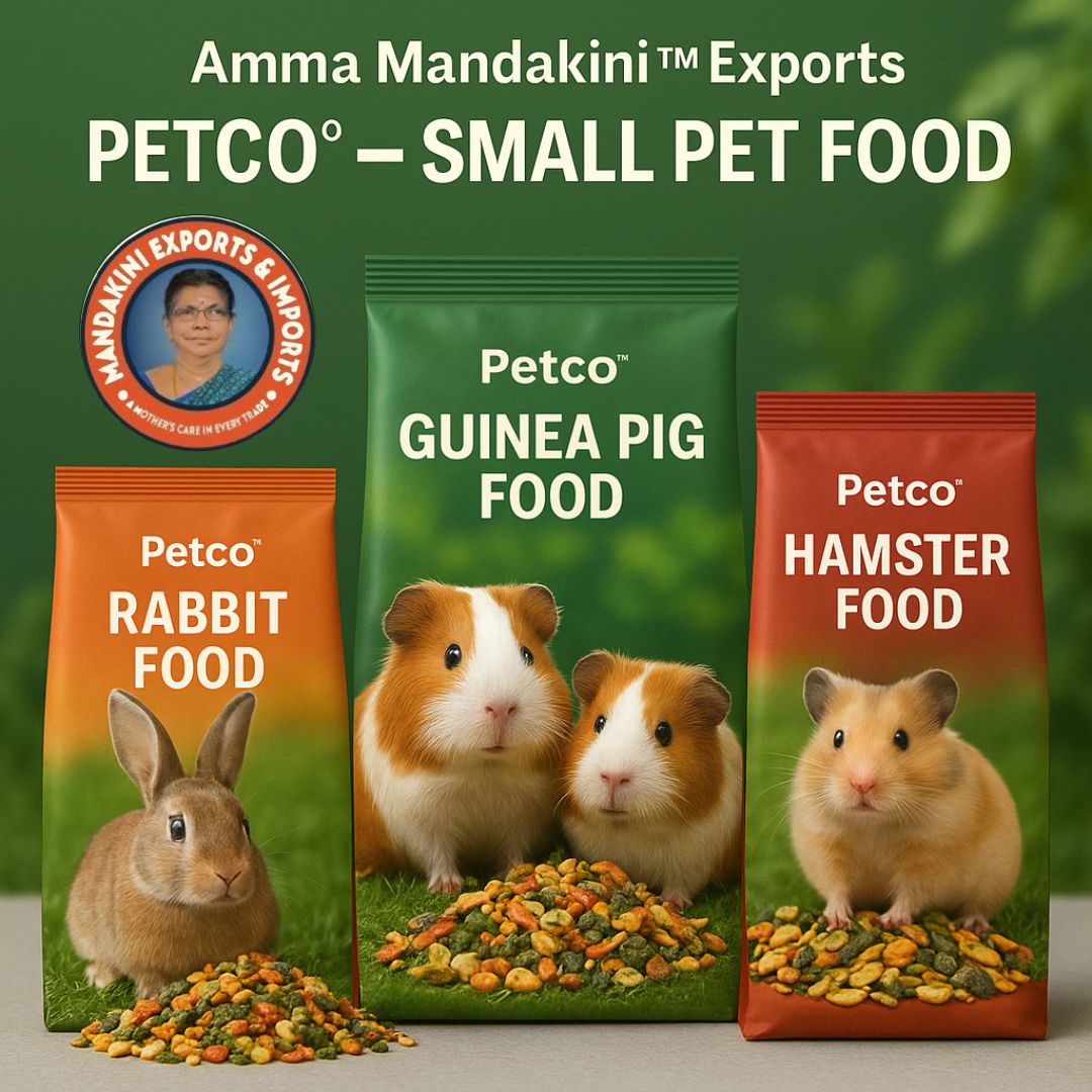 Top Supplier of Small Pet Food – Petco™ by Amma Mandakini™ Exports