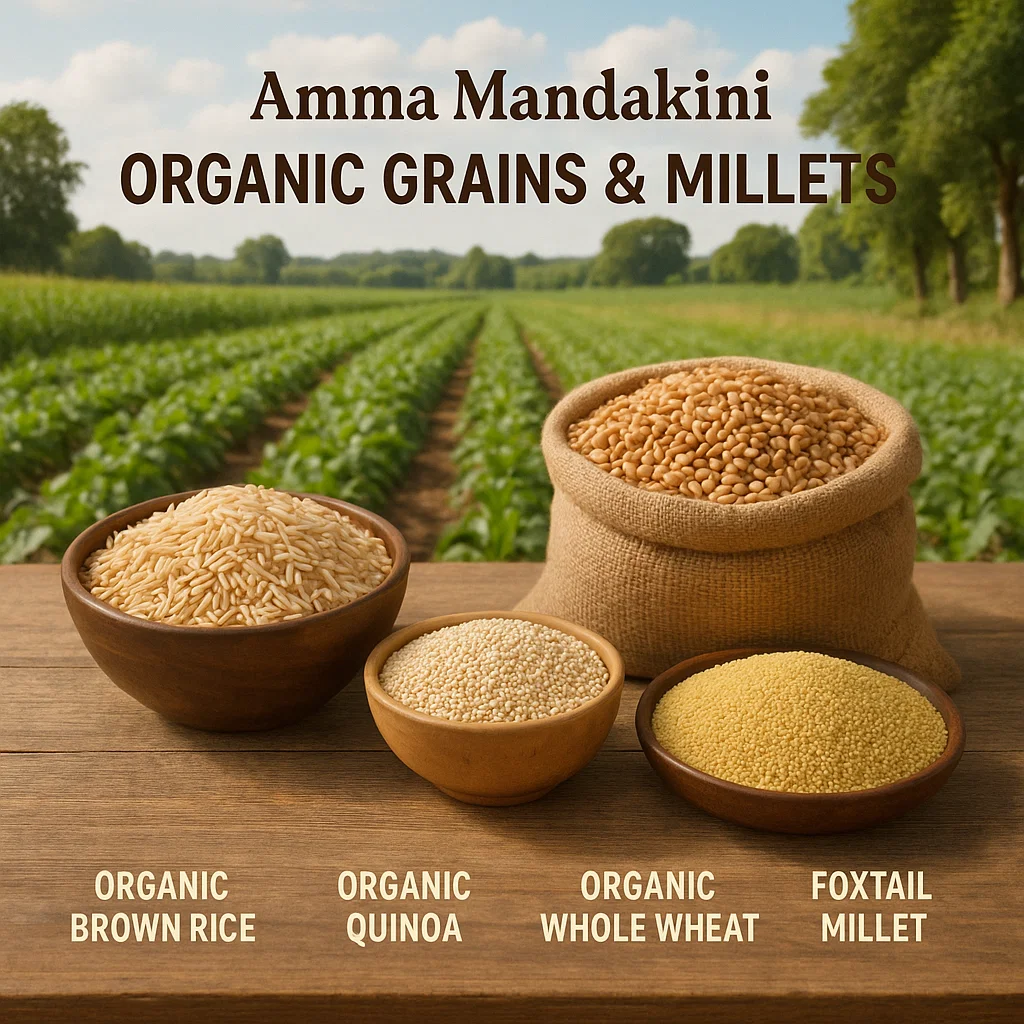 Discover the Health Benefits of Amma Mandakini Organic Grains & Millets