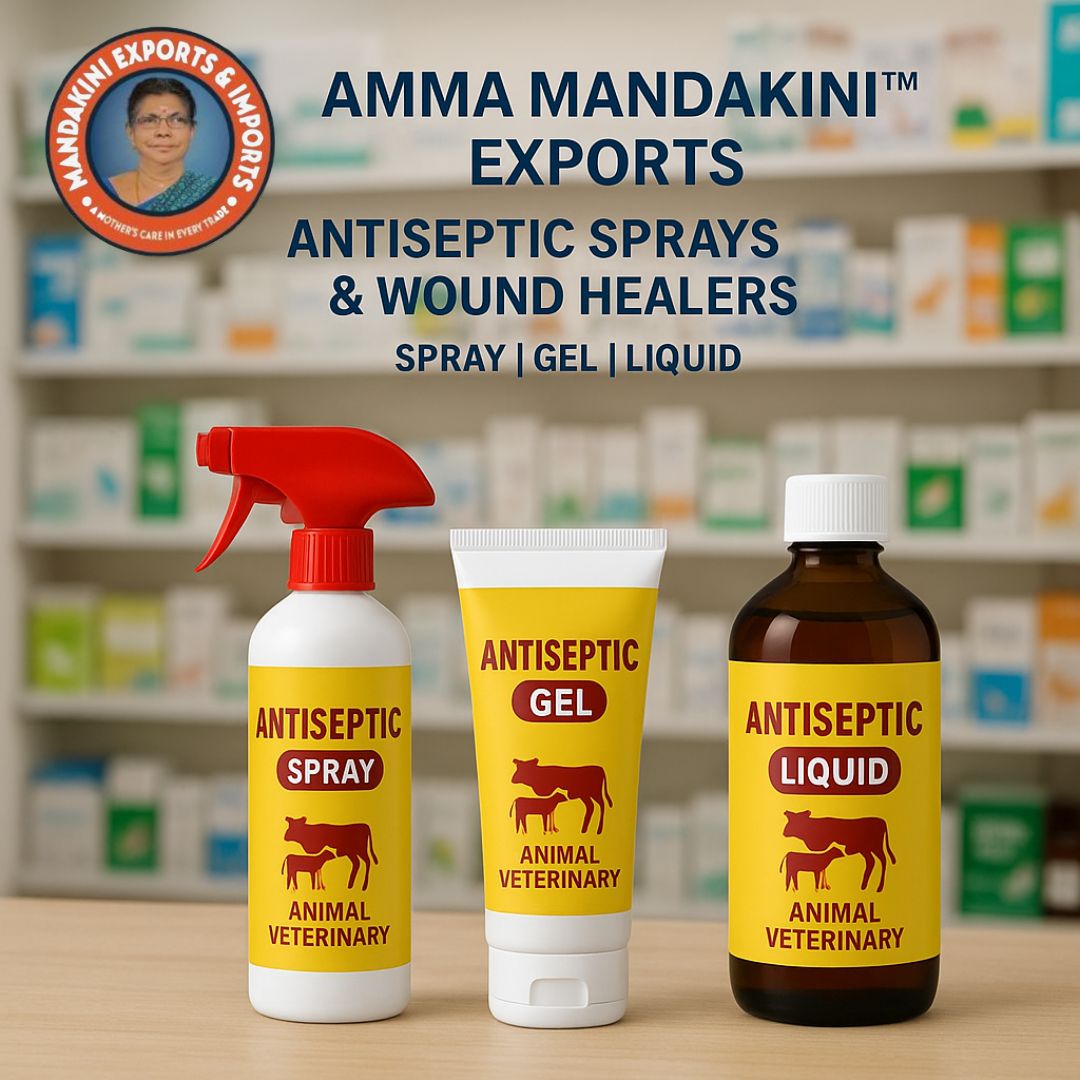 Veterinary Antiseptic Sprays & Wound Healers for Livestock & Pets – Amma Mandakini™ Exports