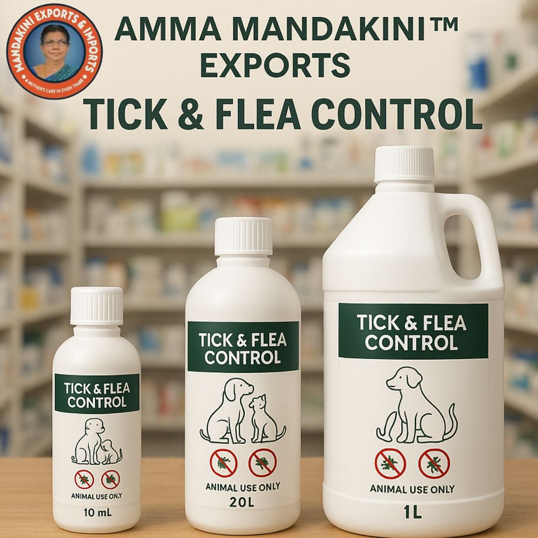 Amma Mandakini™ Exports Tick & Flea Control – Gentle on Skin, Tough on Pests