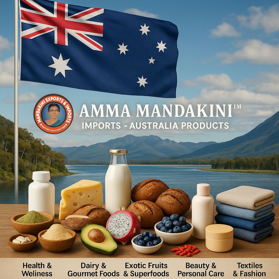 Premium Australian Products Now in India – Imported by Amma Mandakini Imports