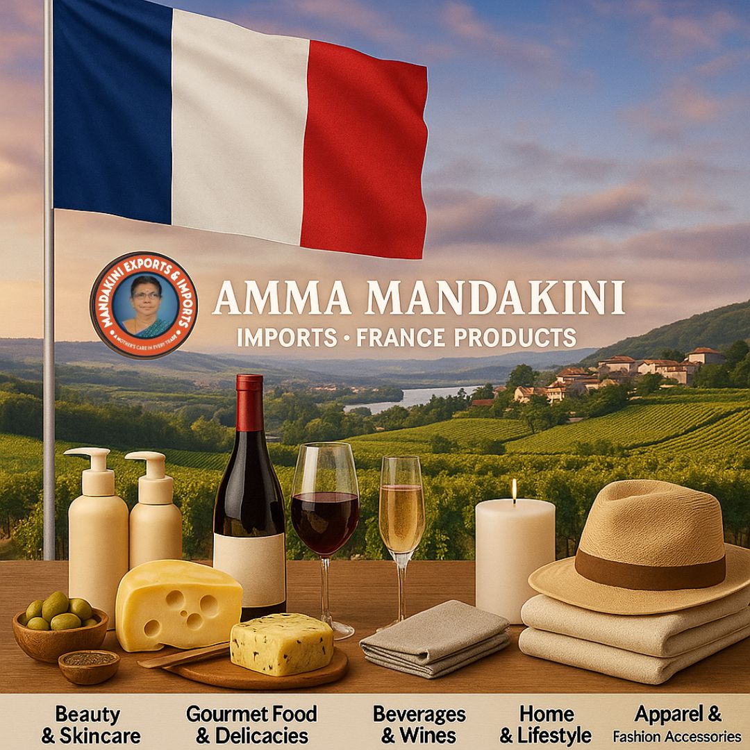 Now Importing the Best of France to India – Exclusively with Amma Mandakini Imports