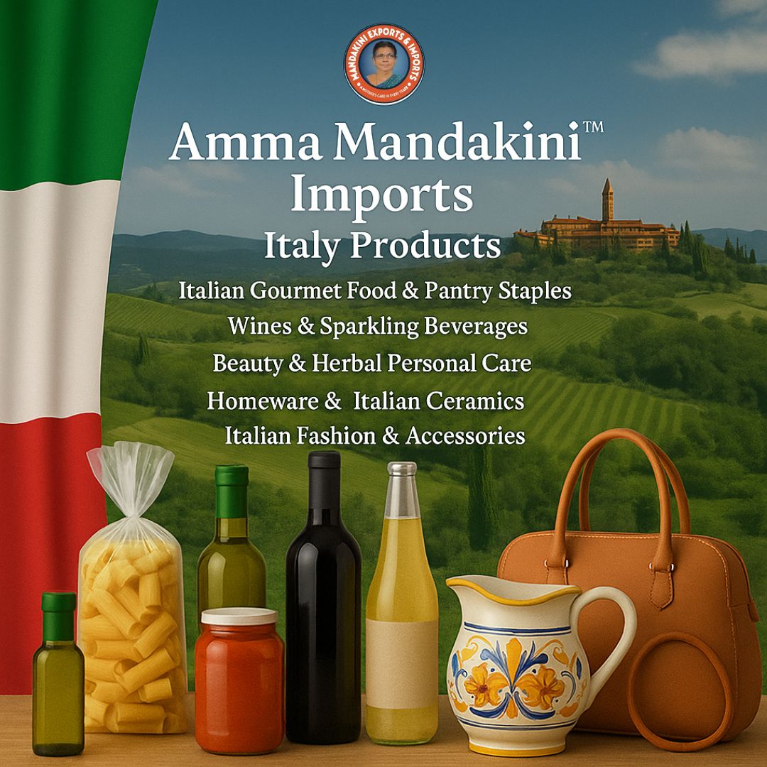 India’s Trusted Source for Italian Imports – Amma Mandakini Imports