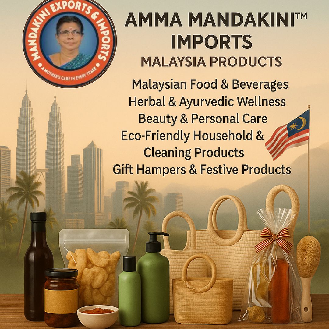 India’s Trusted Source for Malaysian Products – Amma Mandakini Imports
