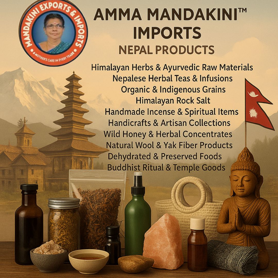 Authentic Nepal Products Now in India – Imported by Amma Mandakini™